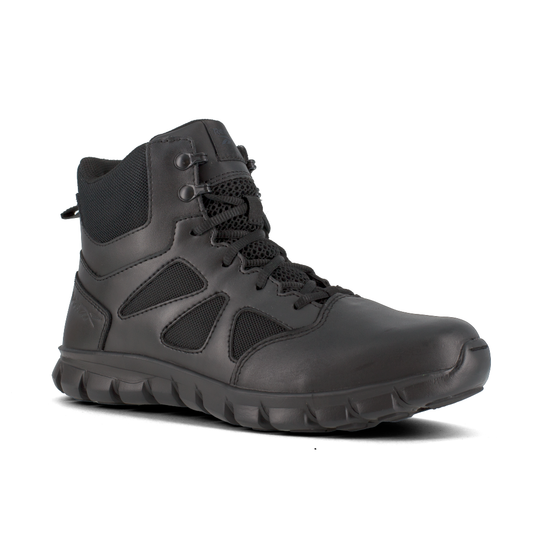 Reebok Sublite Cushion Tactical 6'' Boot w/ Soft Toe - Black