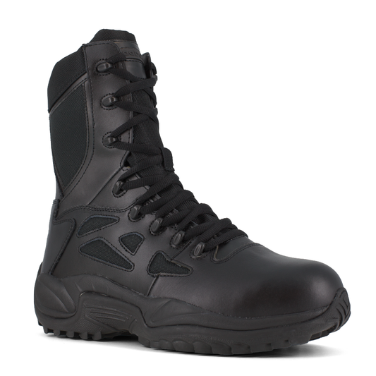 Reebok Rapid Response 8'' Stealth Boot w/ Composite Toe - Black