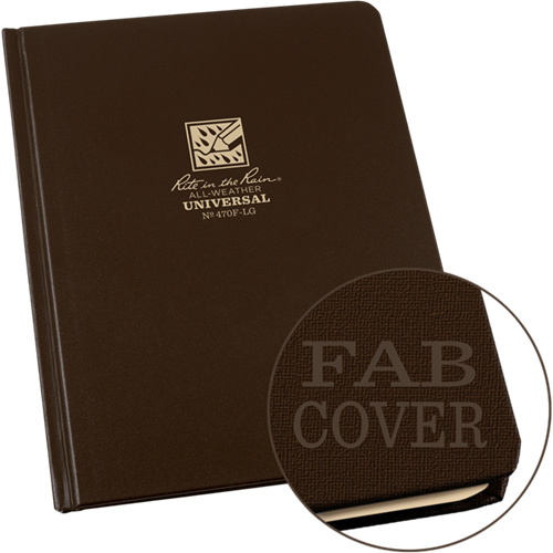 Rite in the Rain Hard-Cover Notebook (6.75'' x 8.75'')