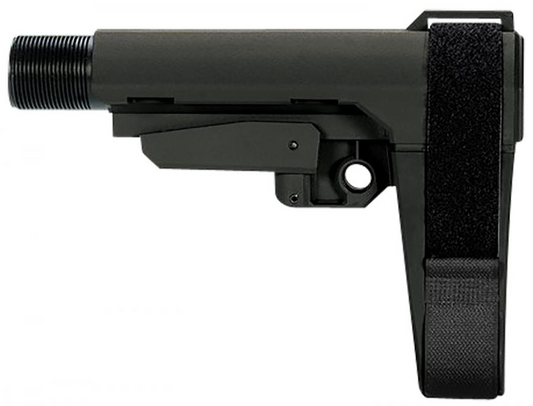 SB Tactical SBA3 STEALTH GRAY, 5-POSITION ADJUSTABLE