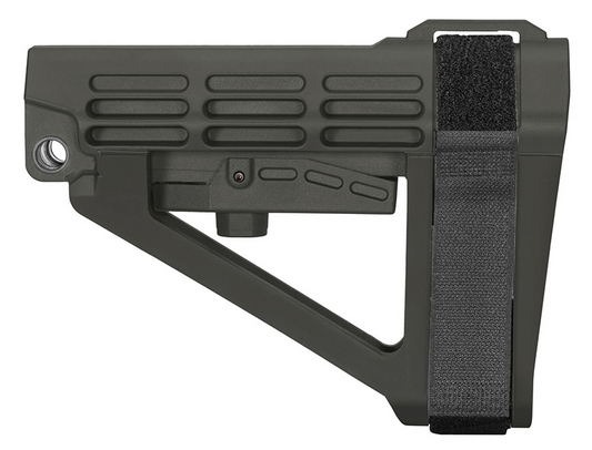 SB Tactical SBA4 STEALTH GRAY, 5-POSITION ADJUSTABLE