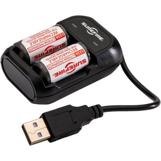SureFire 123A Rechargeable Batteries w/ Charger