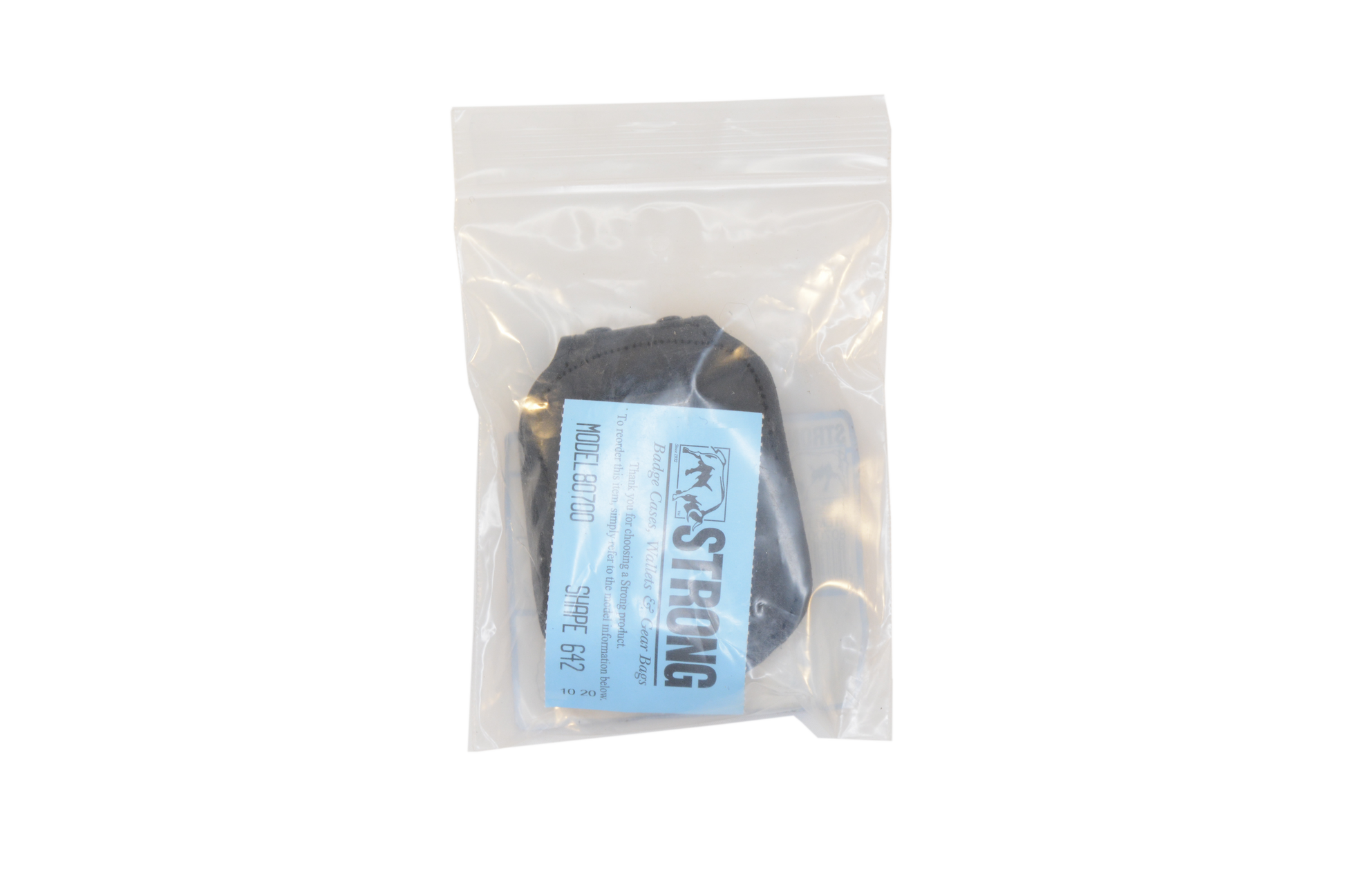 Strong Leather Company badge holder