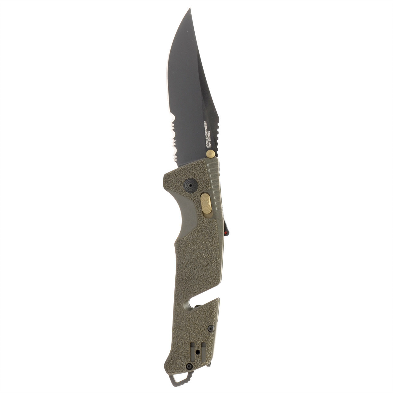 SOG TRIDENT AT - OLIVE DRAB - PARTIALLY SERRATED