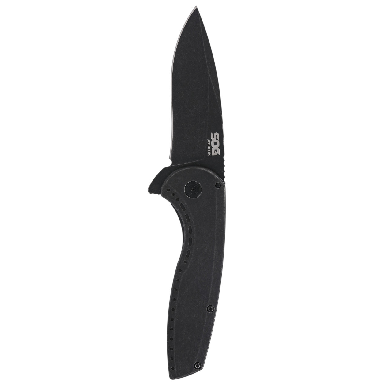 SOG Aegis FLK 2.0 Black - Drop Point