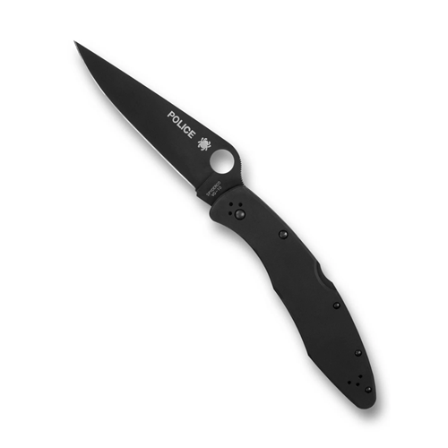 Spyderco Police Model Black Stainless