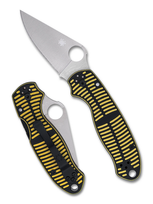 Spyderco Para 3 Salt Yellow/Black G-10 CPM MagnaCut