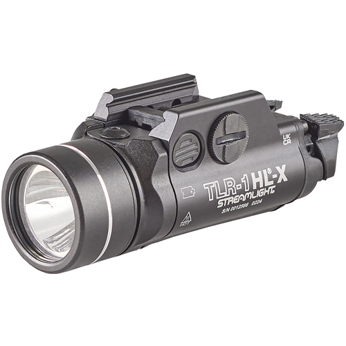 Streamlight TLR-1 HL-X Includes rail locating keys and (2) CR123A lithium batteries Black