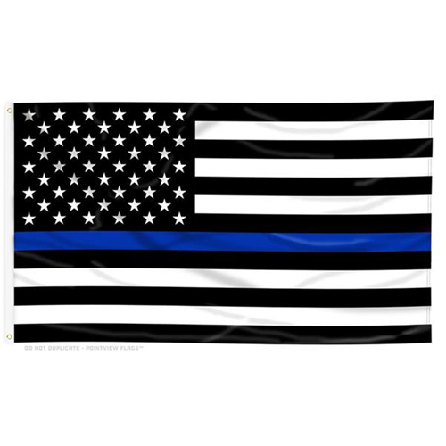 Thin Blue Line UK Flag, 3 x 5 Ft