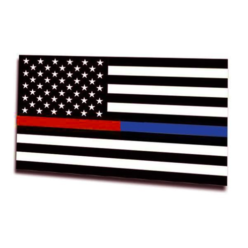 Thin Blue Line Magnet - Thin Blue Line American Flag