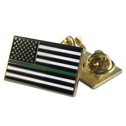 Thin Blue Line Classic, Double Clutch Pin - Thin Red Line American Flag