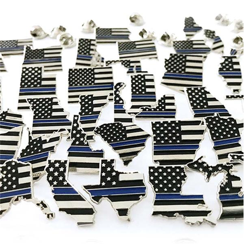 Thin Blue Line Missouri, Thin Blue Line American Flag Pin