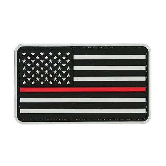 Voodoo Tactical American Flag Red Line Patch