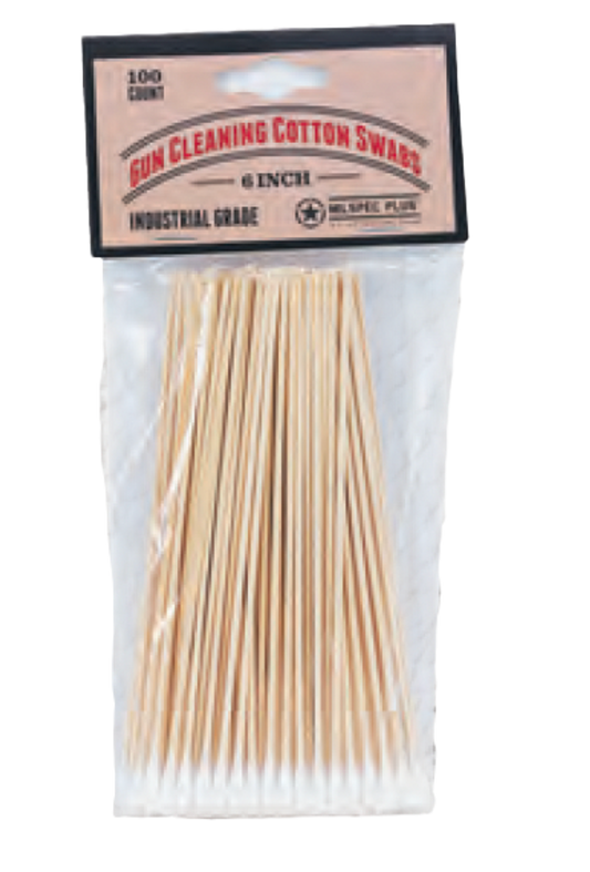 Voodoo Tactical Industrial Cotton Tip Swabs, 100-Pack
