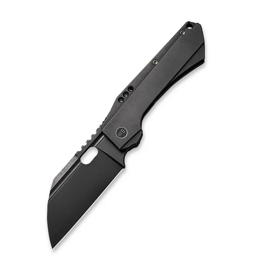 We Knife Roxi 3 Front Flipper & Thumb Hole Knife Titanium Handle