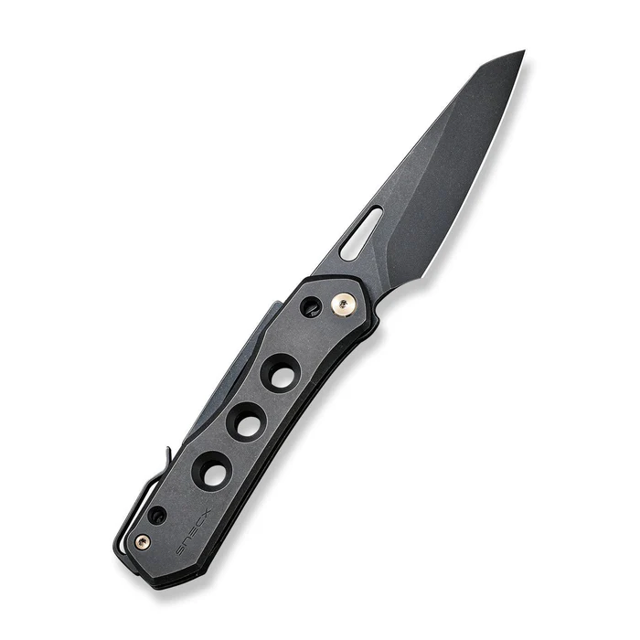 We Knife WEKNIFE Vision R Manual Thumb Knife Titanium Handle (3.54"" CPM 20CV Blade) WE21031-2