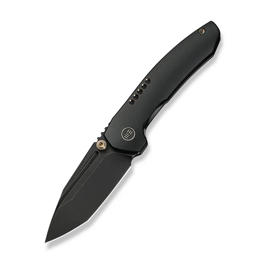 We Knife WEKNIFE Micro Trogon Thumb Stud Knife Black Titanium Handle