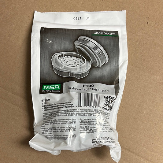 FILTER: LOW PROFILE P100  ADVANTAGE 1000 MASK (2 FILTER/PKG) 454-815369