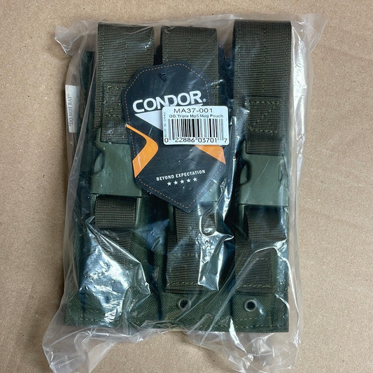 Tactical Pouch: Triple MP5 Mag Pouch, OD Green MA37-001