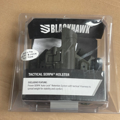 Blackhawk CQC Serpa Tactical Holster OLIVE DRAB Right Hand for COLT 1911 430503OD-R
