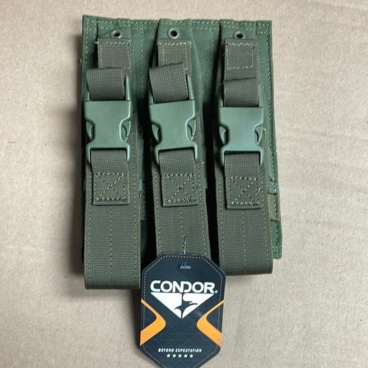 Tactical Pouch: Triple MP5 Mag Pouch, OD Green MA37-001