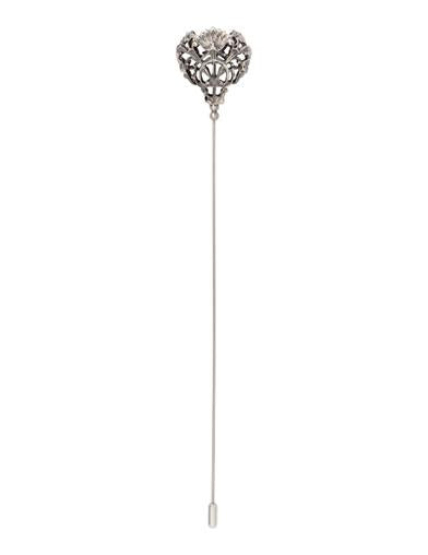 Brown Faceted Gem Hatpin 18953