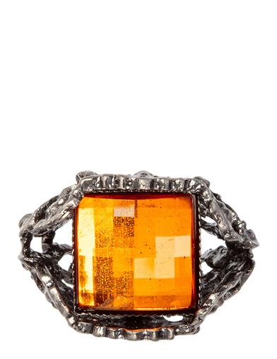Brown Faceted Gem Hatpin 18953