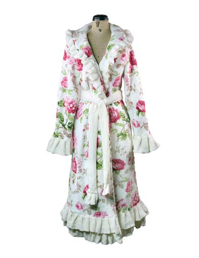 Pampered Princess Ruffled Rose Robe 20949