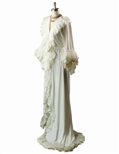 Christine's White Dressing Gown 21832 by Victorian Trading Co
