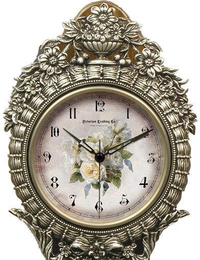 Provencal Primrose Pendulum Wall Clock 22618