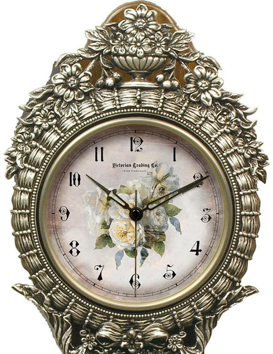 Provencal Primrose Pendulum Wall Clock 22618