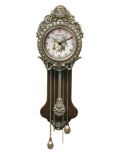Provencal Primrose Pendulum Wall Clock 22618