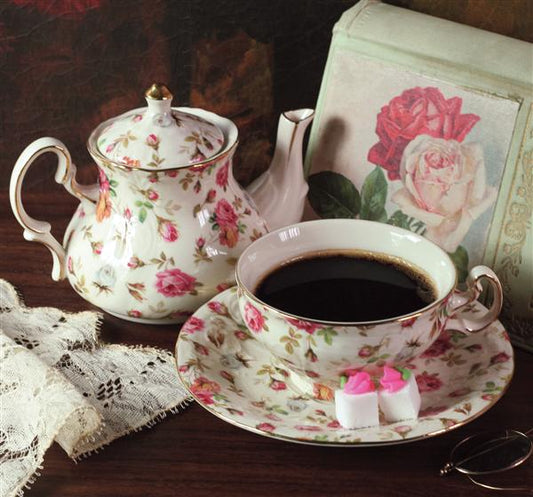 Elizabeth Park Chintz Tea For One 23428 Victorian Trading Co
