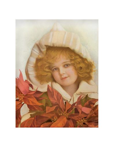 Little Poinsettia Girl 23833