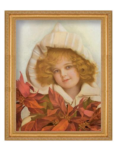 Little Poinsettia Girl 23833