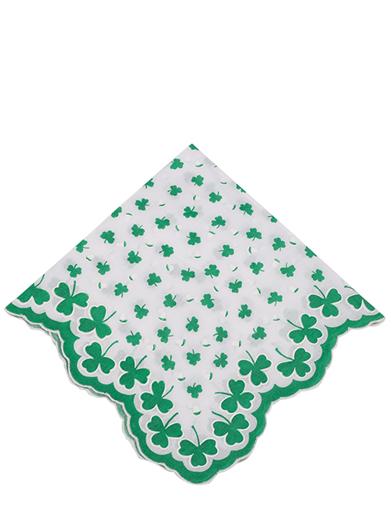 Delicate Shamrock Hankie 28992