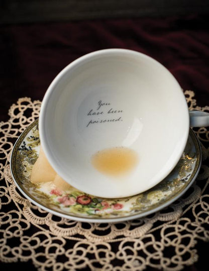Toxic Teacup And Saucer - You Have Been Poisoned 29785 Victorian Trading Co