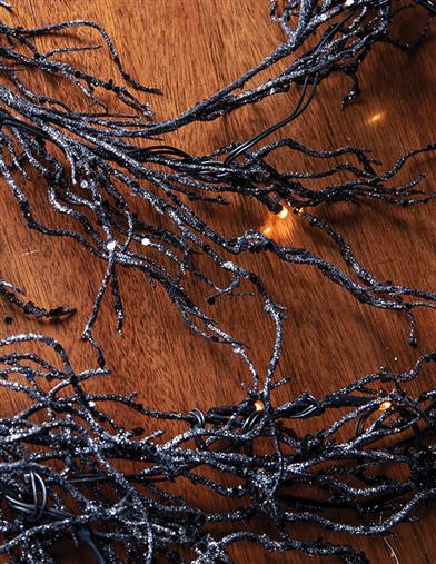 All Hallow's Eve Lit Swag 30666 by Victorian Trading Co
