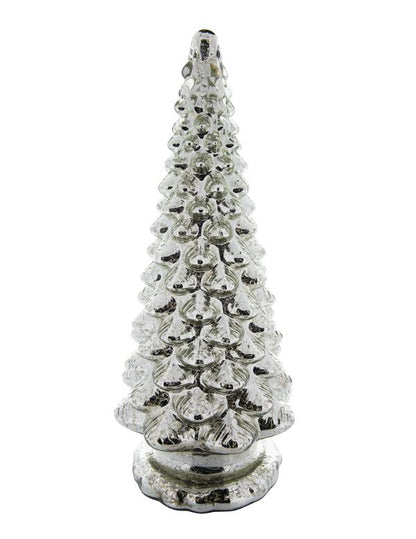 Lit Mercury Glass Christmas Tree 30790