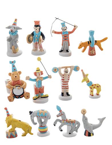 Big Top Circus Candle Holders (set Of 12) 30914