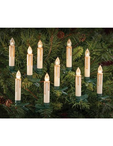 Drippy Taper Candle Lights (set Of 10) 31118