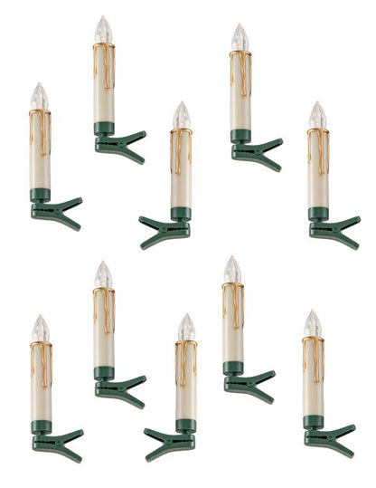 Drippy Taper Candle Lights (set Of 10) 31118