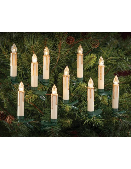 Drippy Taper Candle Lights (set Of 10) 31118