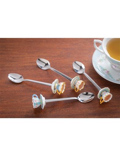 Coming Up Roses Teatime Stirrers (set Of 4) 31342 by Victorian Trading Co