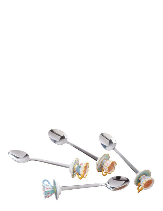 Coming Up Roses Teatime Stirrers (set Of 4) 31342 by Victorian Trading Co