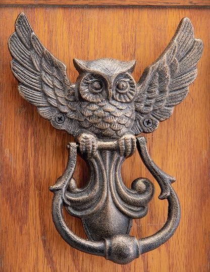 Arts & Crafts Owl Door Knocker 31453