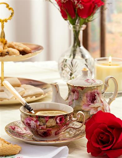 Victorian Rose Tea For One 31569