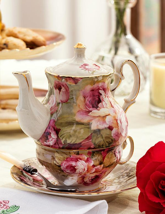 Victorian Rose Tea For One 31569