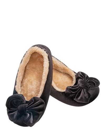 Beautiful Dreamer Velvet Slippers (black) 31635