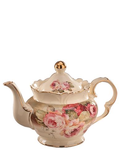 Victorian Rose Crowned Teapot 31738